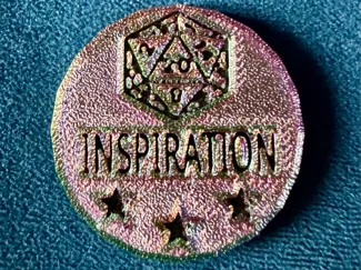 Inspiration Token for TTRPG, RPGs, DnD