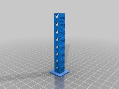 My Customized Temp Calibration Tower