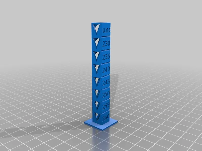 My Customized Temp Calibration Tower