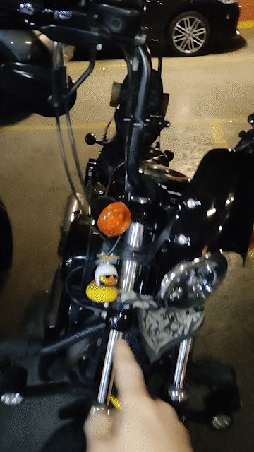 Motorcycle Rubber Duck GoPro Mount