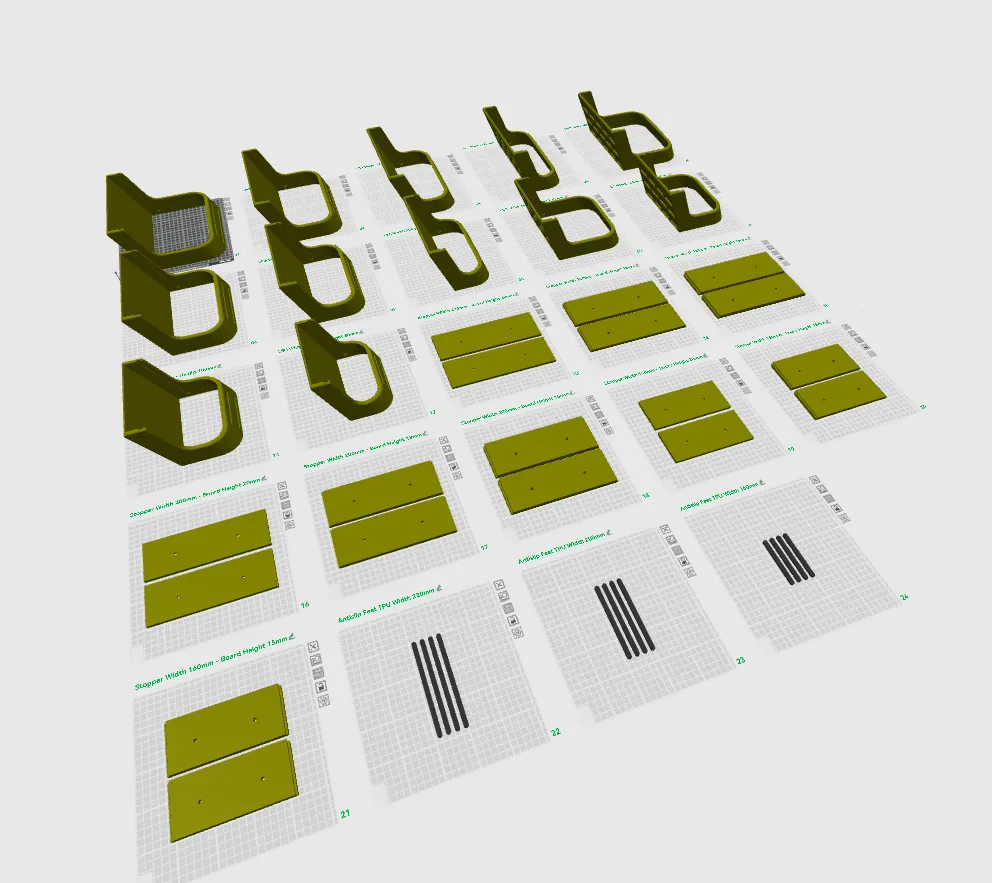 Gridfinity Modern Minimalistic Monitor Riser by Sapo MakerWorld ...