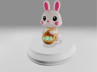 Cute easter bunny