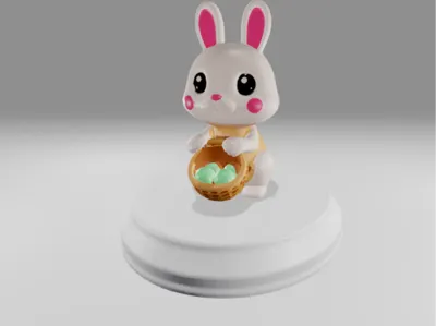 Cute easter bunny