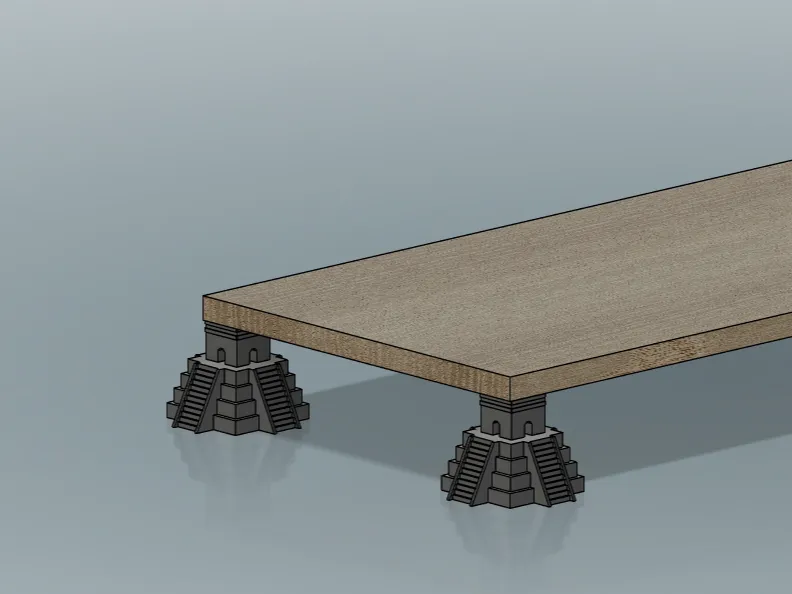 Aztec Monitor Mount Base