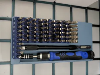 Gridfinity | Screwdriver bit set (Xool)