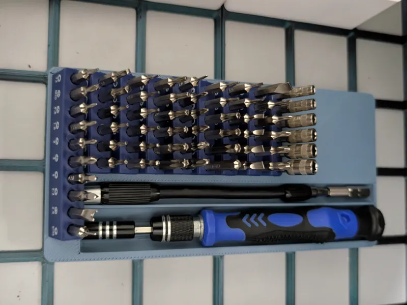 Gridfinity | Screwdriver bit set (Xool)