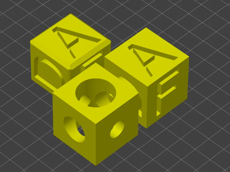 Calibration cube models