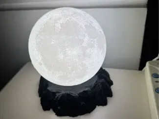 月球灯加底座