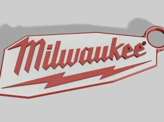 Milwaukee key tag 