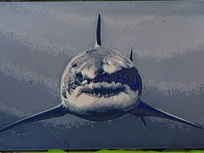 Shark - HueForge - 4 Colours Only