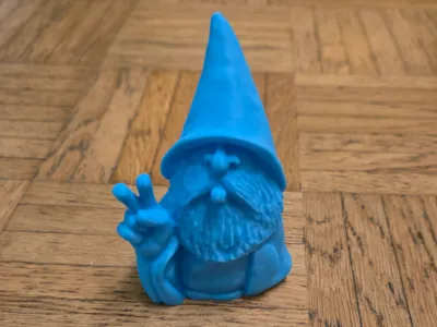 Smoking Dwarf, Smoking Dwarf Decoration 3D Scan