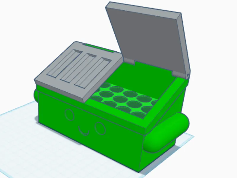 AA Organizer Cute Dumpster