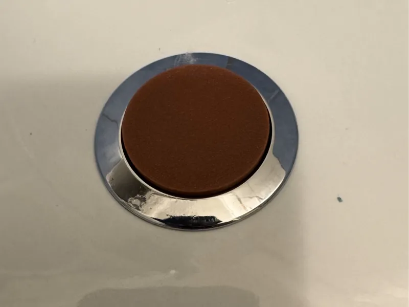 Toilet flush button