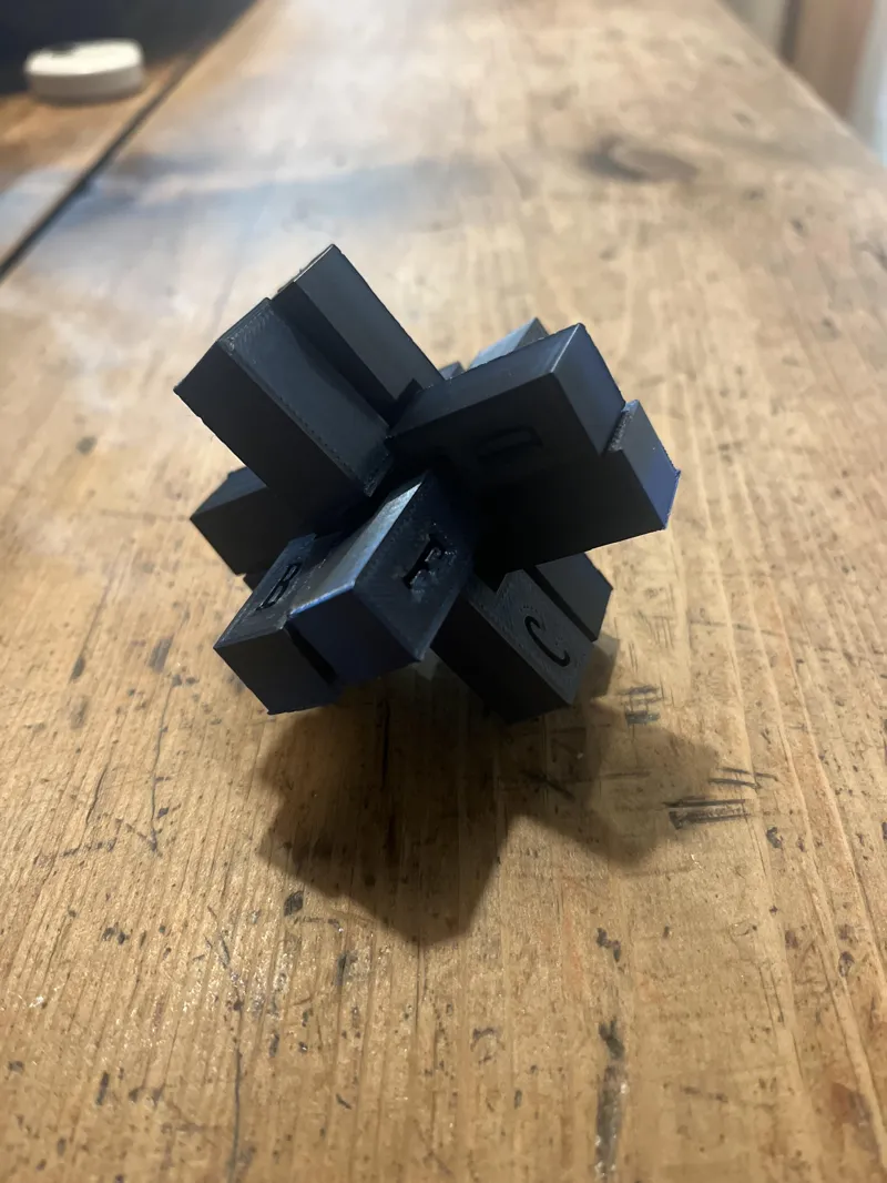 simple 6 piece puzzle