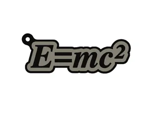 E=mc² Keychain – The Formula of Relativity