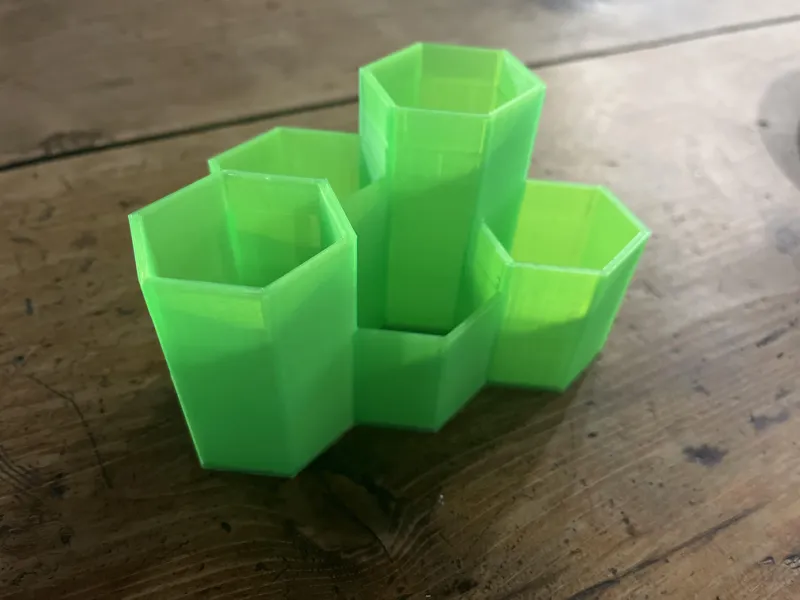 hex desk organizer