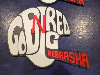 Husker Helmet Logo Version 2