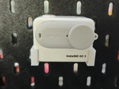 Install the 360 GO 3 thumb camera on an IKEA SKADIS pegboard