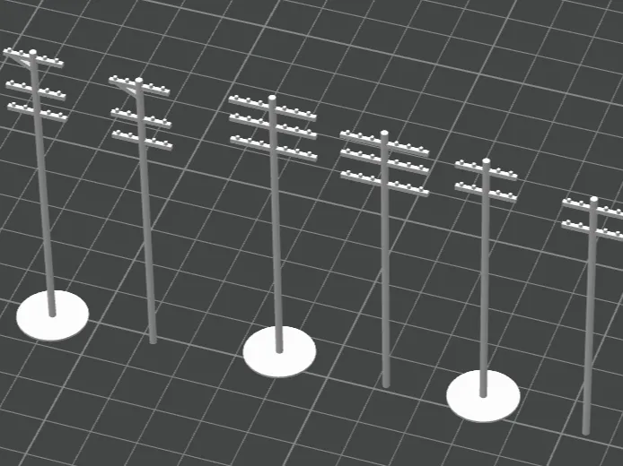 Telehraph poles