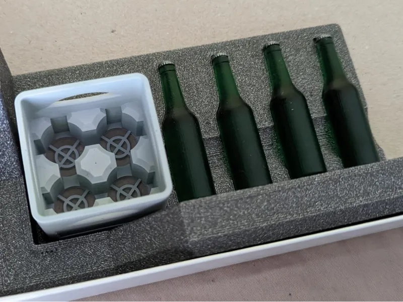 Beer Bottle (König Pilsener) with cap