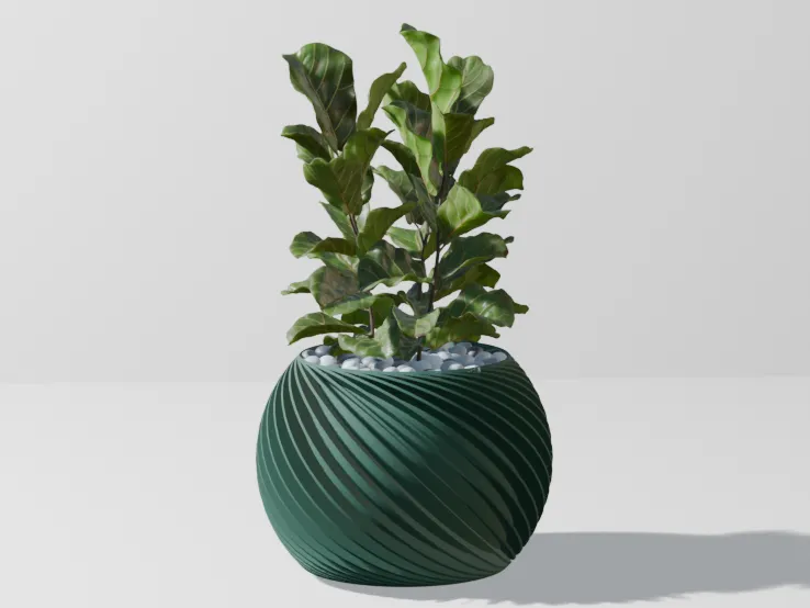 The Twist - a modern plant pot
