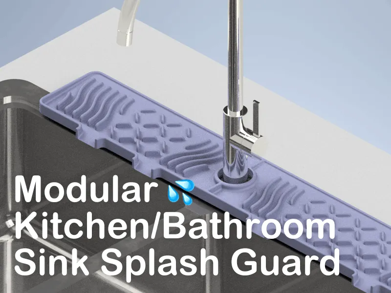 Modular Kitchen/Bathroom Sink Splash Guard|拼接厨房沥水垫