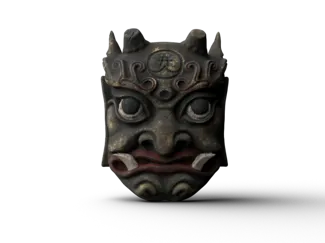傩戏面具 开路将军 (较小版)