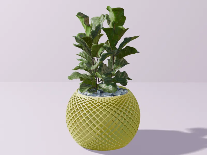 The Hex - a modern plant pot