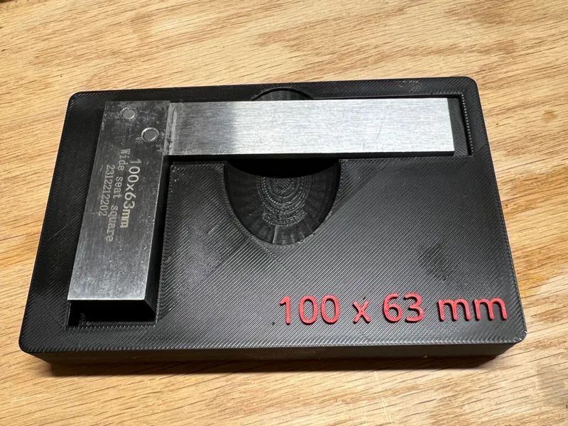 Machinist Square holder - Wide Seat - Gridfinity