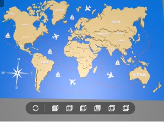 Mapa de el mundo