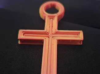 Cross Keychain