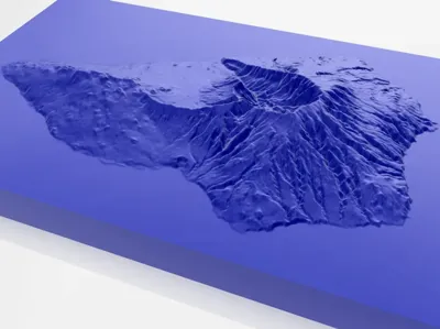 La Palma island 3d model