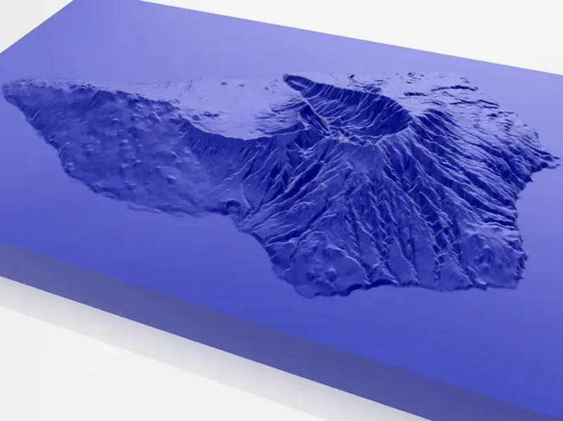 La Palma island 3d model