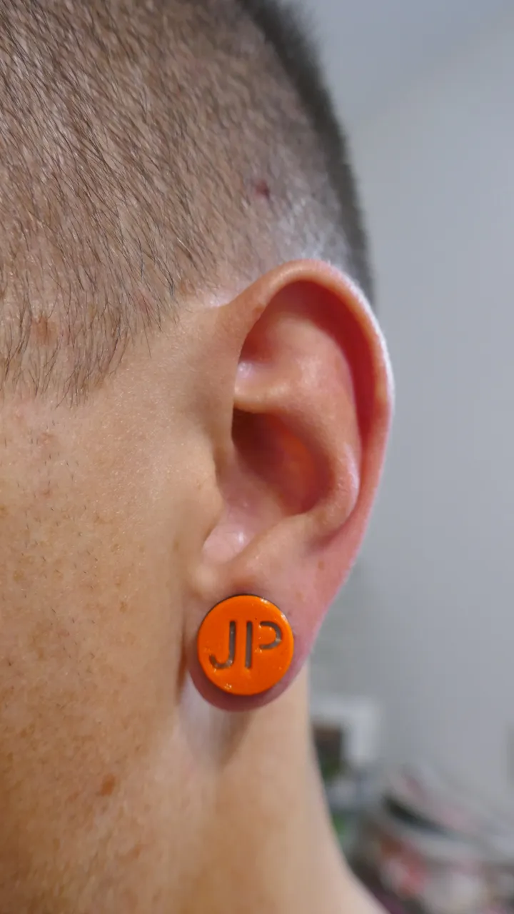Earring, Ohrring, Kappe view 2