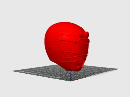 Casque Turbo Ranger rouge