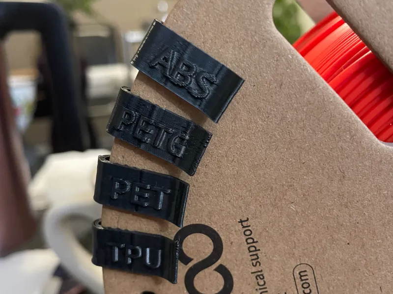 Filament Clip+Label