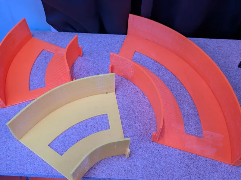 Mini4wd Single Lane Curve track pack