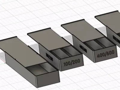Boxes for Wicked Edge sharpening system