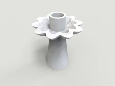 Flower Taper Candle Holder