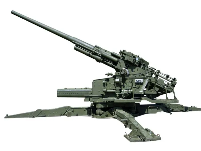 80 MM AA gun model