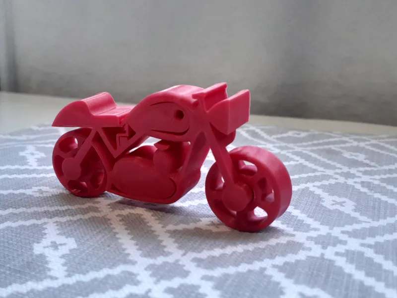 Motorcycle bike fidget spinner toy