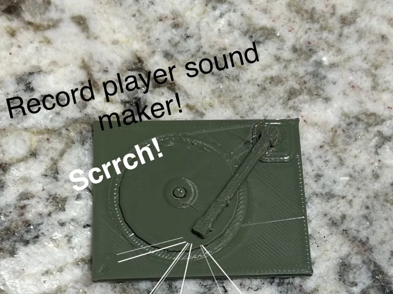 record player fidget! (makes noise)