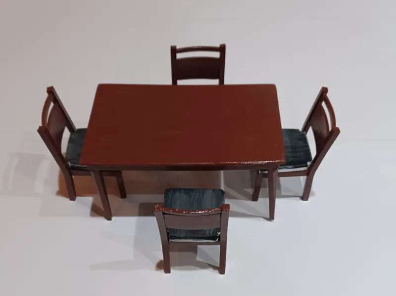 Breakfast nook table and chairs