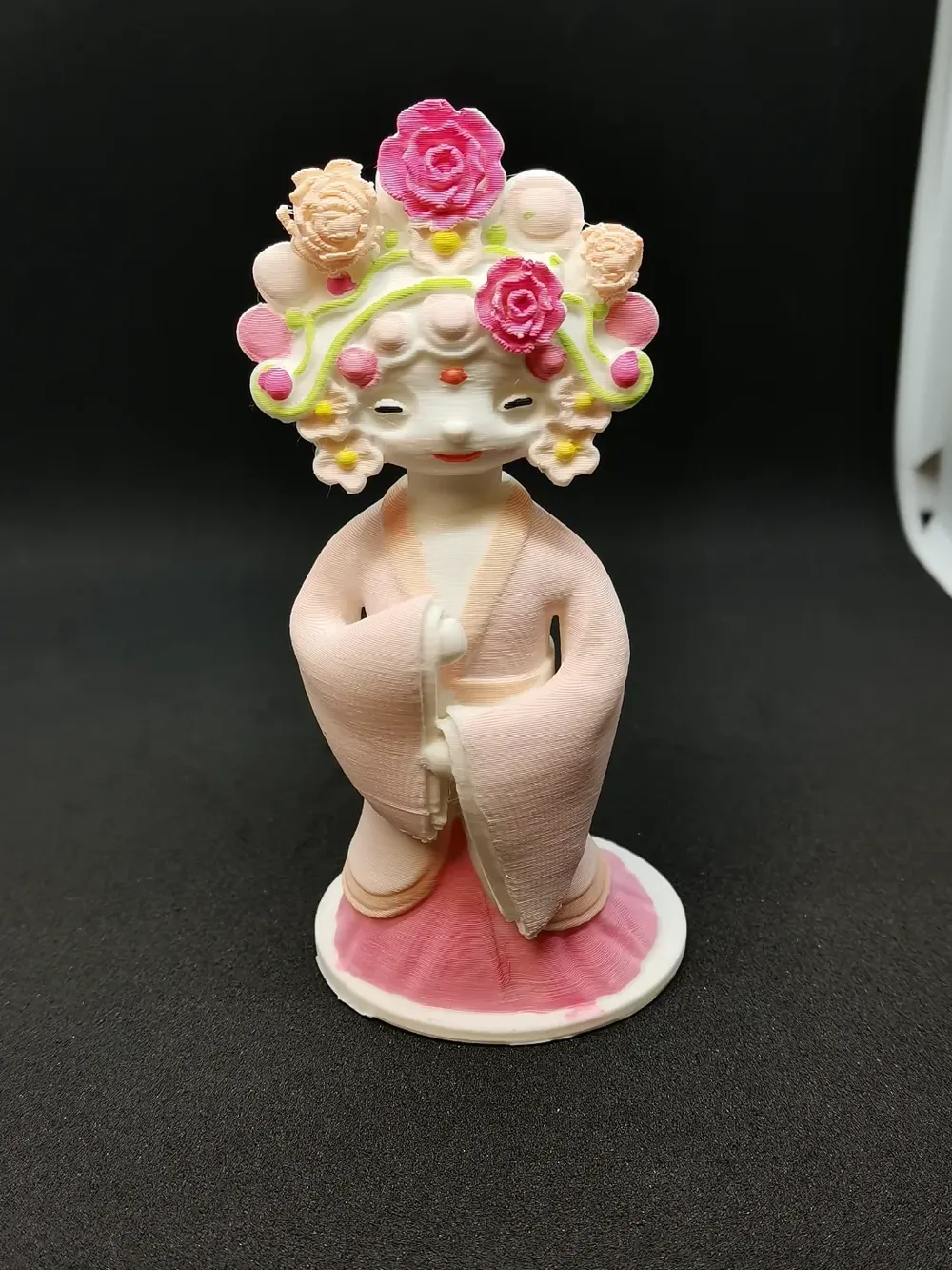 Girl with Flowers in Her Hair by Pinksh - MakerWorld