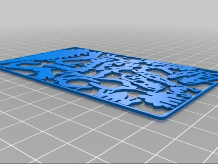 Velociraptor Business Card (Print-In-Place)