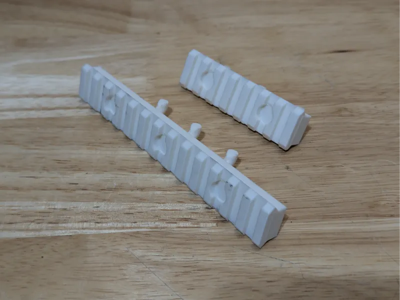 Picatinny peg board mounts