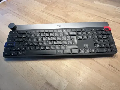 Flying logi keyboard