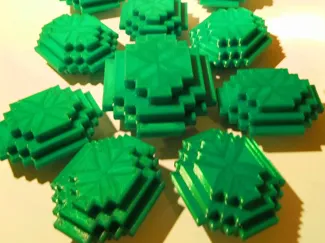Minecraft-Style Emeralds