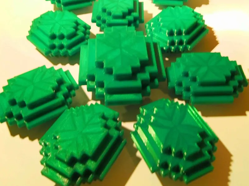 Minecraft-Style Emeralds