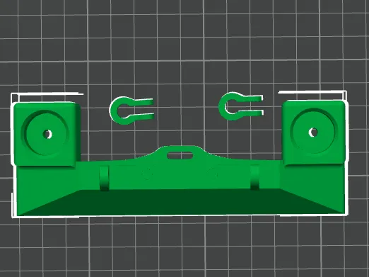 RC jeep mighty fc bumper